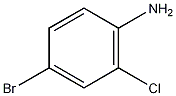 4-溴-2-氯苯胺结构式