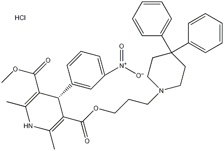 S-(+)-尼古地平盐酸结构式
