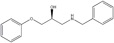 (S)-(-)-1-苄基氨基-3-苯氧基-2-丙醇结构式