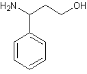 3-氨基-3-苯基-1-丙醇结构式
