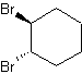 反-1,2-二溴环己烷结构式