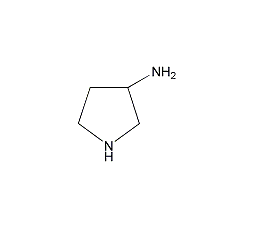 (S)-3-氨基吡咯烷结构式