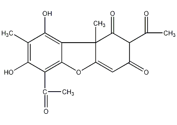 松萝酸结构式