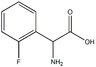 2-氟-DL-α-苯基甘氨酸结构式