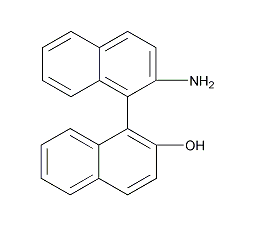 (R)-(+)-2-氨基-2'-羟基-1,1'-联萘结构式