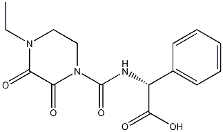 ®-(-)-α-[[(4-乙基-2，3-二氧五环基-1-哌嗪)羰基]氨基]苯乙酰乙酸结构式