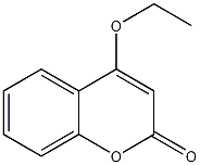 4-乙氧基香豆素结构式