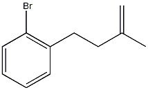 4-(2-溴苯基)-2-甲基-1-丁烯结构式