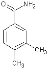3,4-二甲基苯甲酰胺结构式
