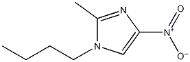 1-正-丁基-2-甲基-4-硝基咪唑结构式
