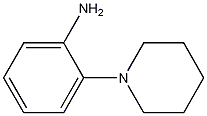 2-(1-哌啶基)苯胺结构式