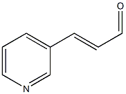 3-(3-吡啶基)丙烯醛结构式