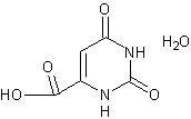 乳清酸一水合物结构式