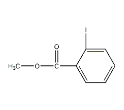 2-碘苯甲酸甲酯结构式