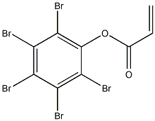 五溴苯基丙烯酸酯结构式
