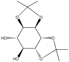 1,2:5,6-双-O-(1-甲基亚乙基)-D-手性-纤维醇结构式
