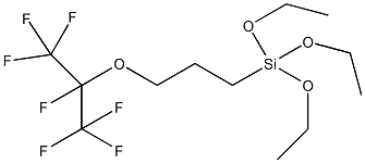 3-(七氟异丙氧基)丙基三乙氧基硅烷结构式