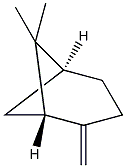 (1S)-(-)-β-蒎烯结构式