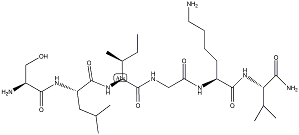 H-Ser-Leu-Ile-Gly-Lys-Val-NH2