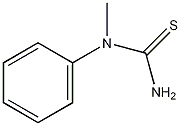N-甲基-N-苯基硫脲结构式