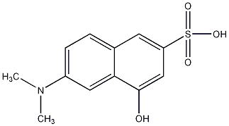 6-Dimethylamino-4-hydroxy-2-naphthalenesulfonic acid