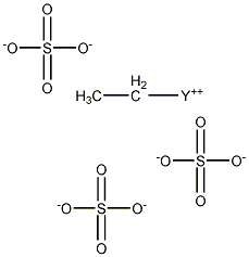 Tris(sulfuric acid ethyl)yttrium salt