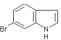 6-溴吲哚结构式