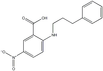 5-Nitro-2-(3-phenylpropylamino)benzoic acid