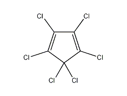 六氯环戊二烯结构式