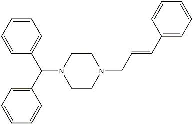 桂利嗪结构式