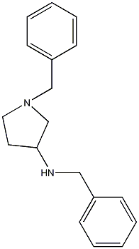 N,N'-二苄基-3-氨基吡咯烷结构式