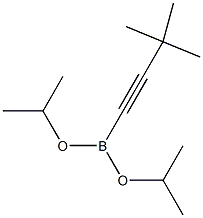 (3,3-二甲基-1-丁炔)硼酸二异丙酯结构式
