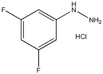 3,5-二氟苯肼盐酸盐结构式