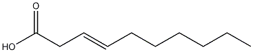 反-3-癸烯酸结构式