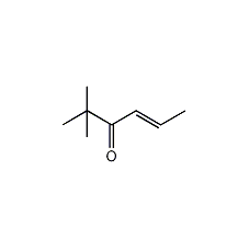 2,2-二甲基-4-己烯-3-酮结构式