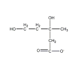 甲羟戊酸结构式
