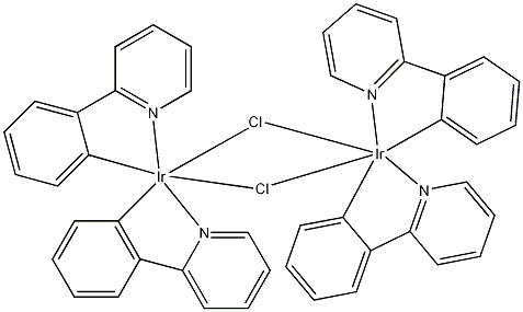 Dichlorotetrakis(2-(2-pyridinyl)phenyl)diiridium(III)