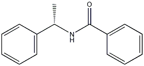 (S)-(-)-N-Benzoyl-alpha-methylbenzylamine结构式