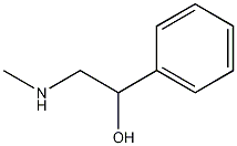 DL-α-(甲基氨基)苯甲醇结构式