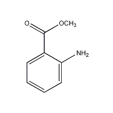 邻氨基苯甲酸甲酯结构式