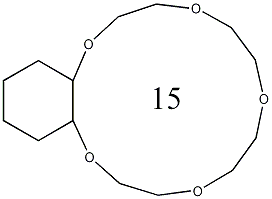 环己酮-15冠-5结构式