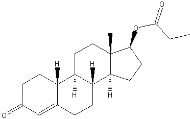 丙酸诺龙结构式