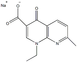 萘啶酮酸钠盐结构式