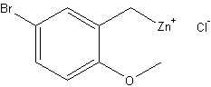5-溴-2-甲氧基苯基氯化锌结构式