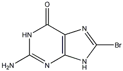 8-溴鸟嘌呤结构式