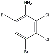 4,6-二溴-2,3-二氯苯胺结构式
