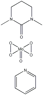 氧代二过氧(吡啶)(1,3-二甲基-3,4,5,6-四氢-2(1H)-吡啶酮)钼(IV)结构式