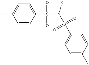 N-(4-甲苯磺酰基)-4-甲苯磺酰胺钾盐结构式