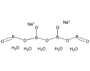 无水四硼酸钠结构式