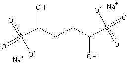 1,4-二羟基-1,4-丁二磺酸二钠盐结构式